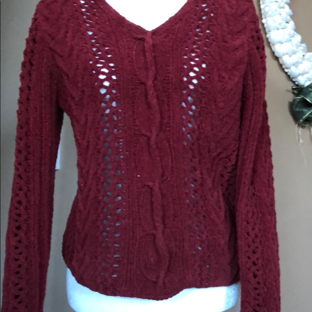J JILL VTG CHENILLE SWEATER EUC